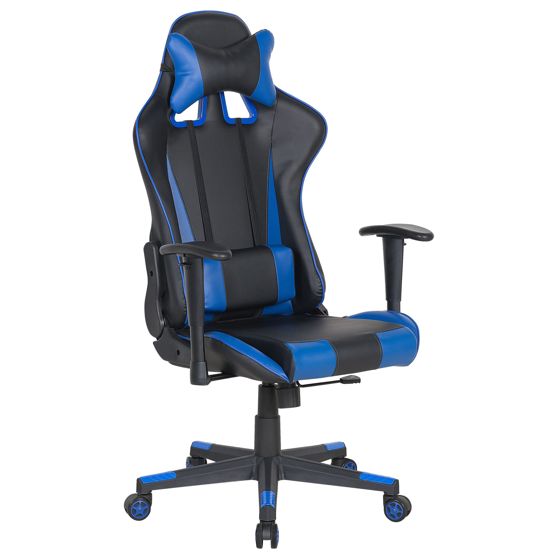 Kontorstol GAMER Kunstlæder Mørkeblå