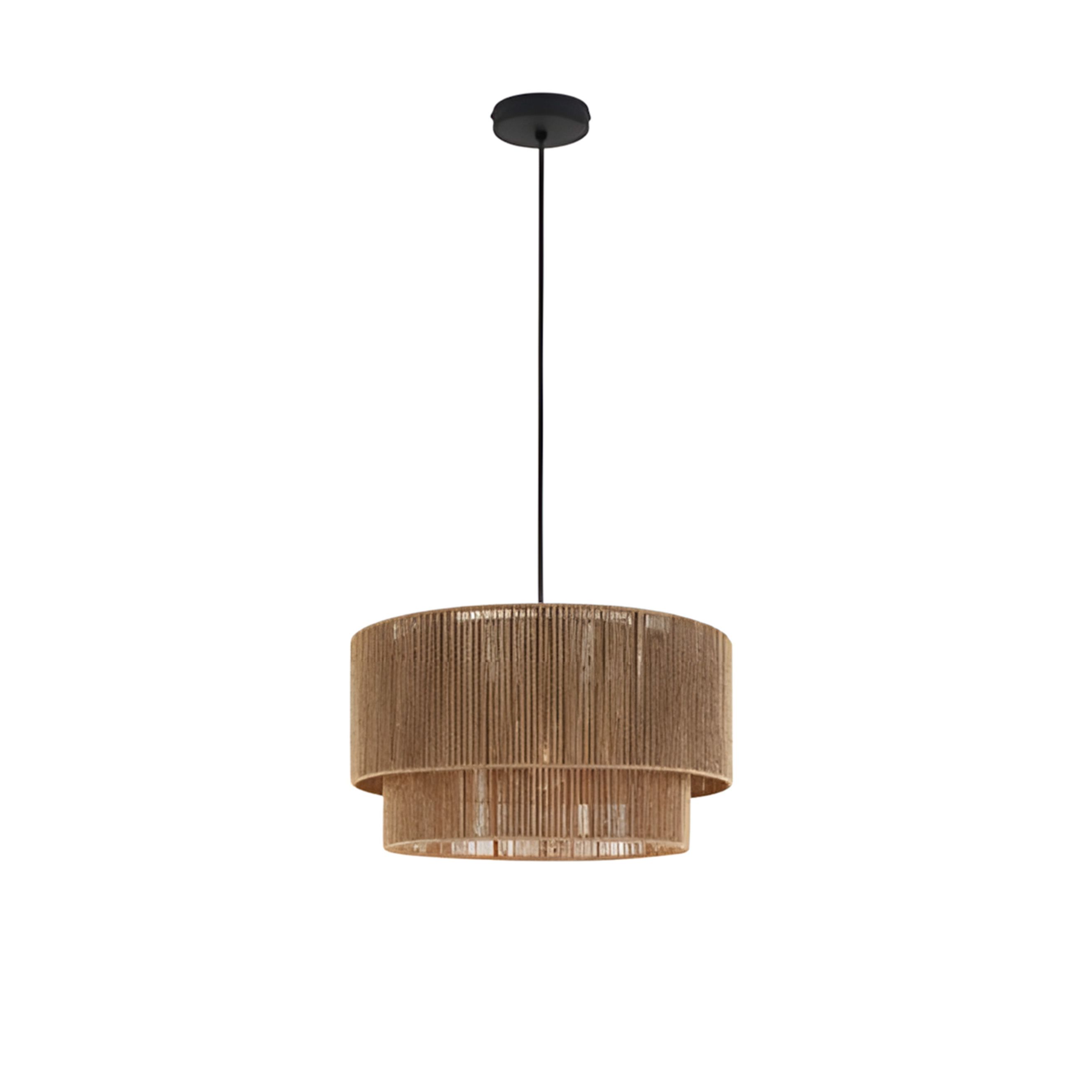 TOOLIGHT hængende loftlampe APP1836-1CP Sort/Brun 40x40x80cm