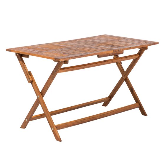 Havebord CENTO 140 cm 75 cm Akacietræ Brun