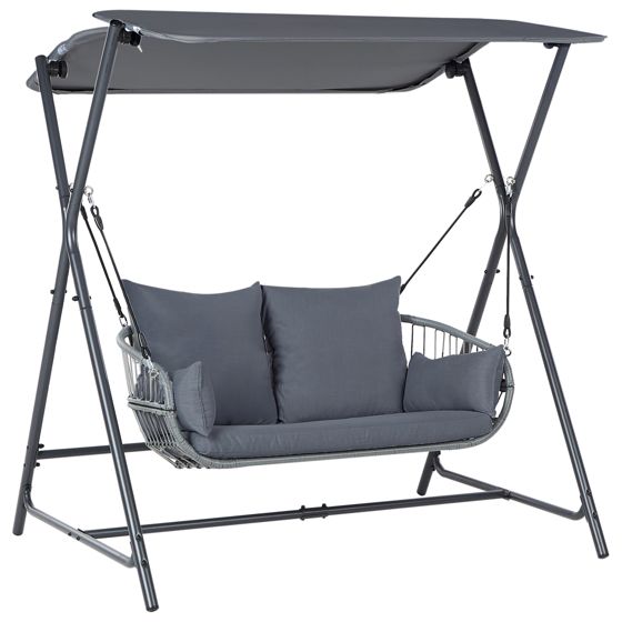 Gyngesofa FIASTRA Metal Mørkegrå