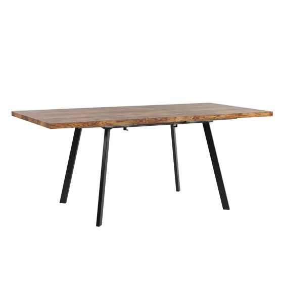 Spisebord med udtræk HARLOW Mørkebrun 140/180 cm 90 cm