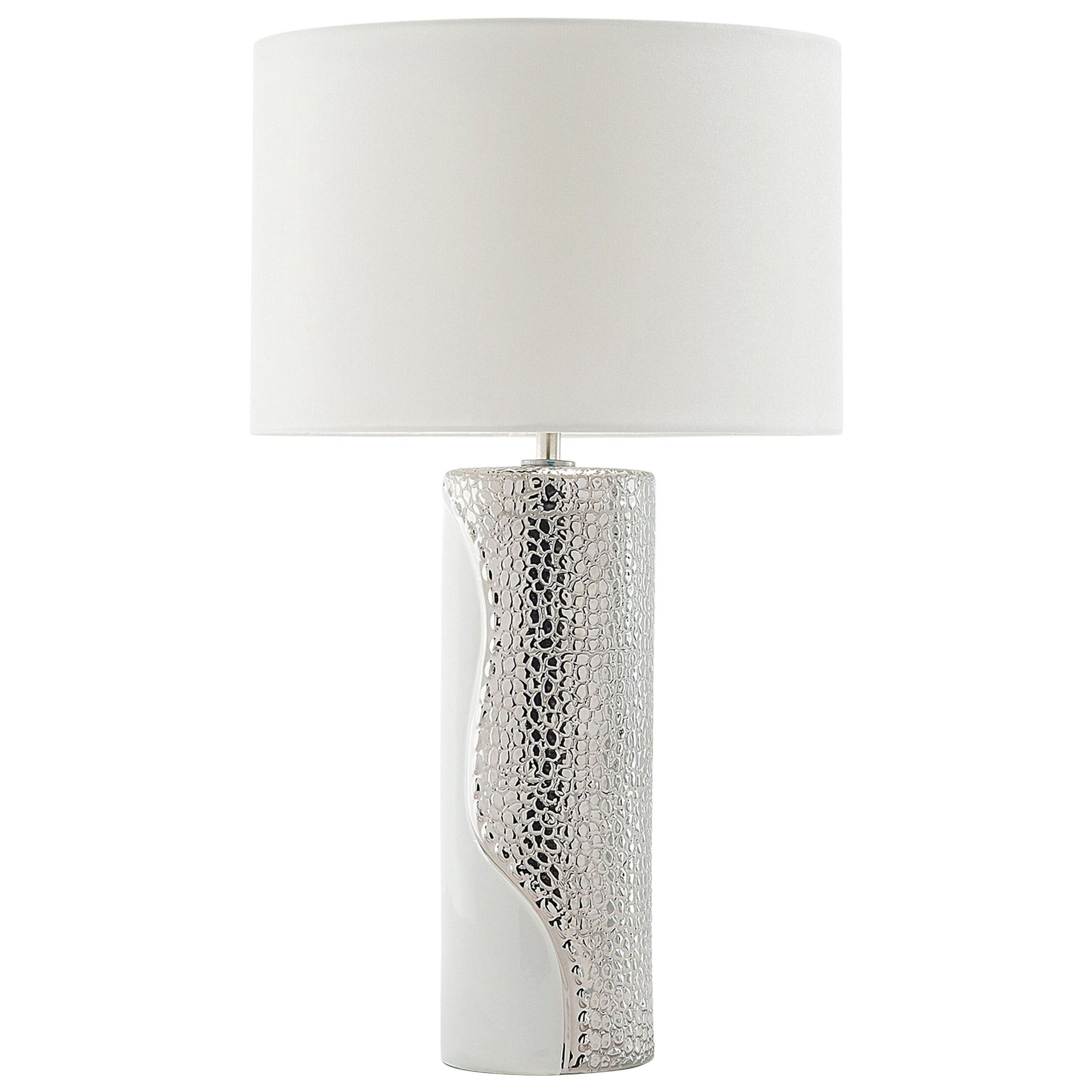 Bordlampe AIKEN Porcelæn Hvid