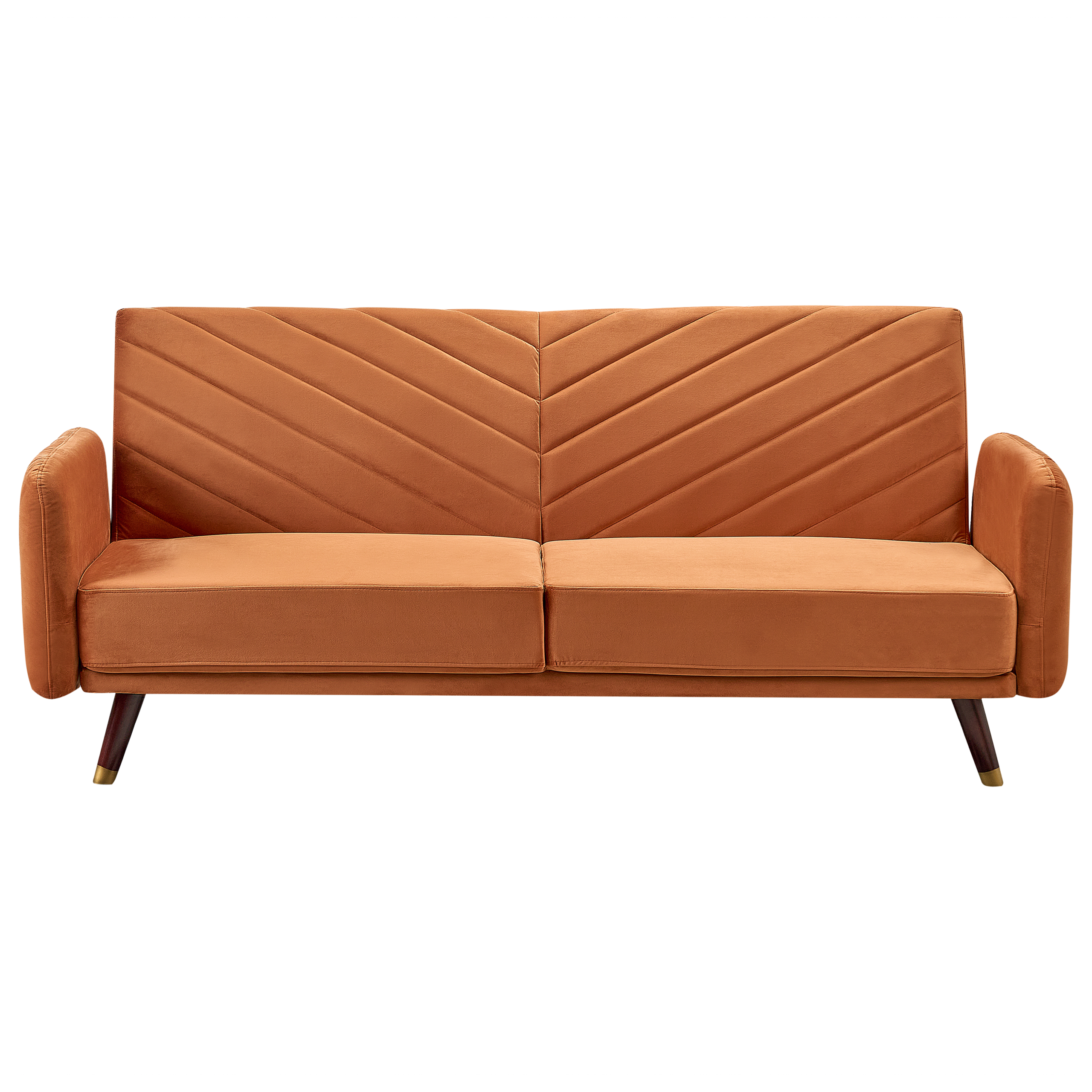Sovesofa 3 personers SENJA Velour Orange