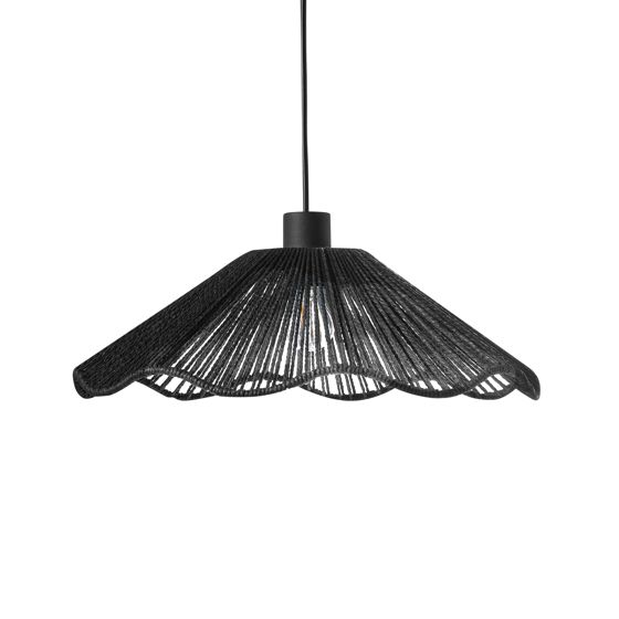 Loftlampe MIGORI Papir Sort