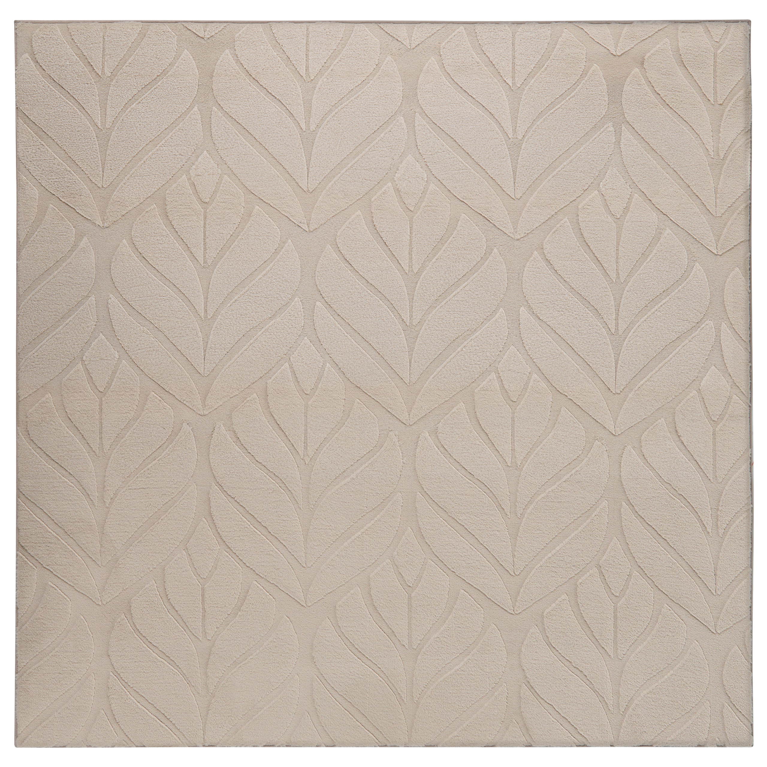 Tæppe af kunstpels MITCHELL Beige 160 x 160 cm