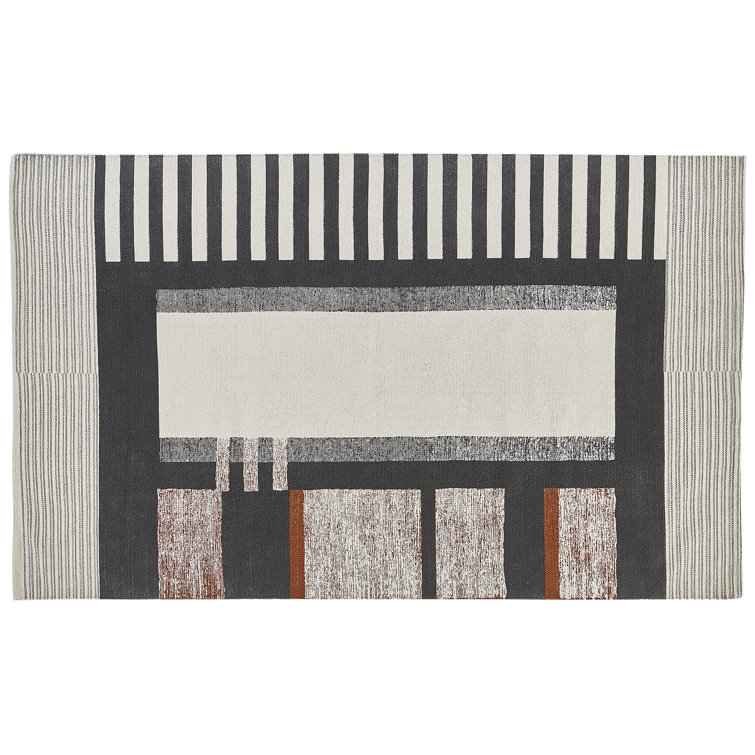 Gulvtæppe KAKINADA Multifarvet 160 x 230 cm Bomuld