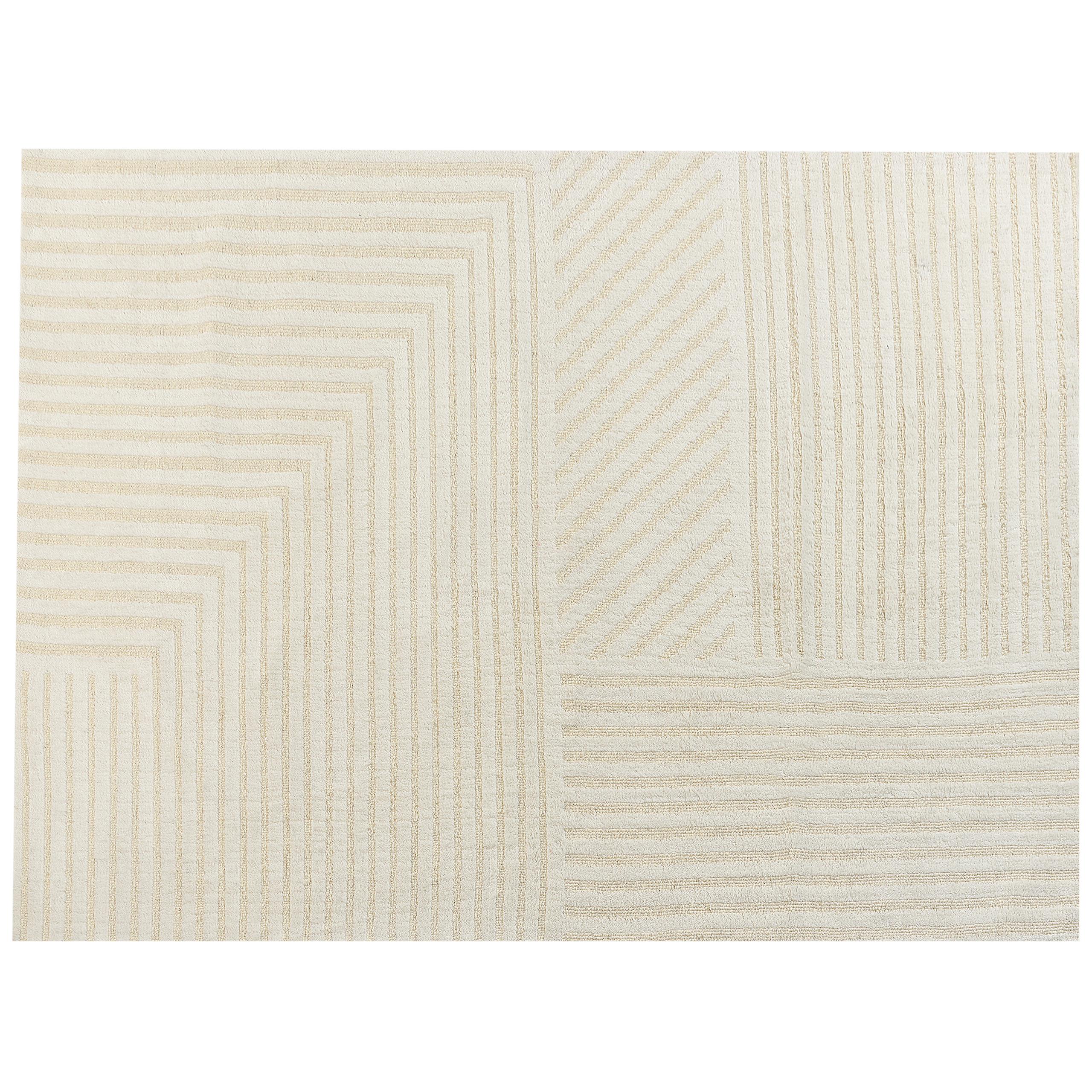 Gulvtæppe ABEGUM Beige 300 x 400 cm Uld