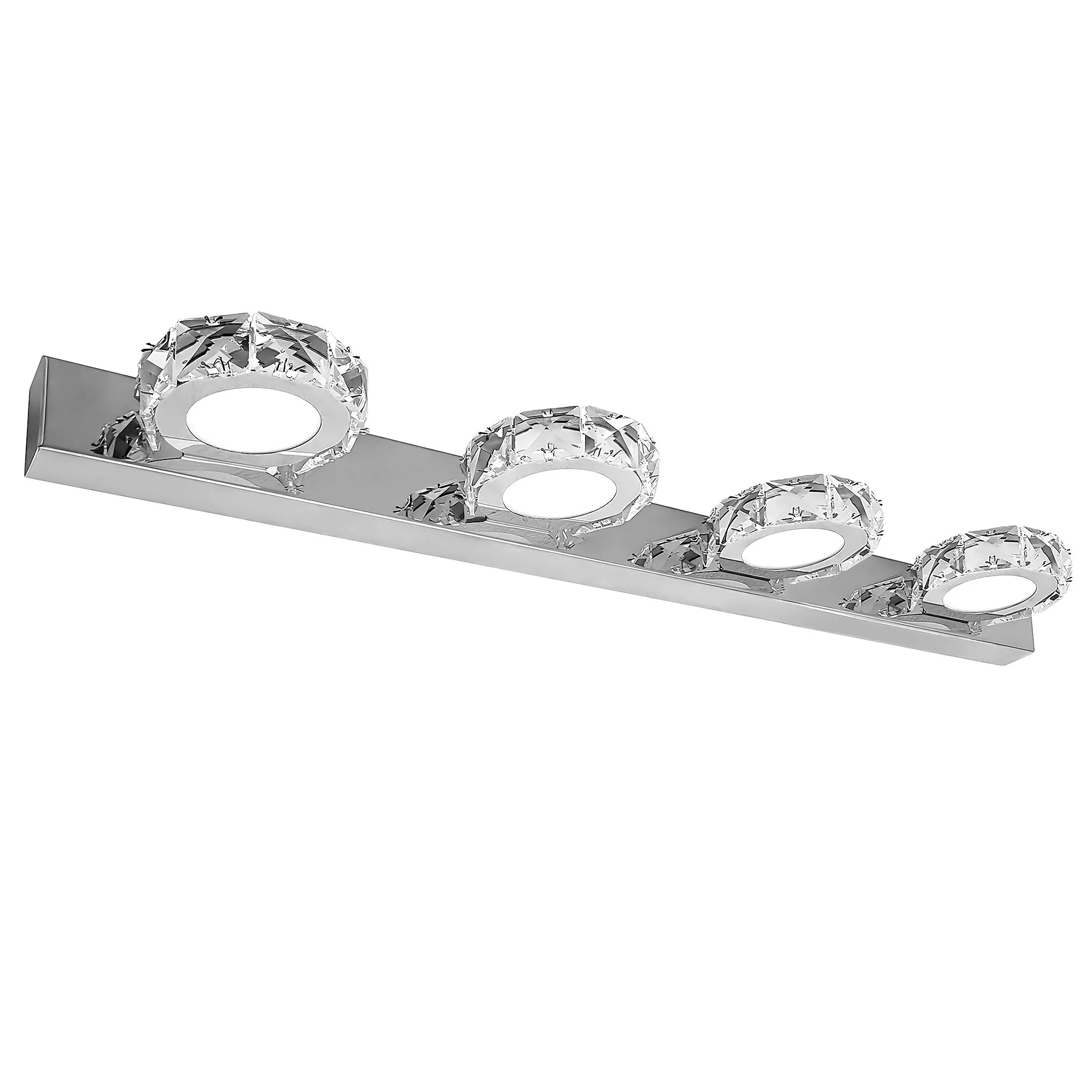 TOOLIGHT væglampe APP1940-4W LED Krom 12x12x62cm
