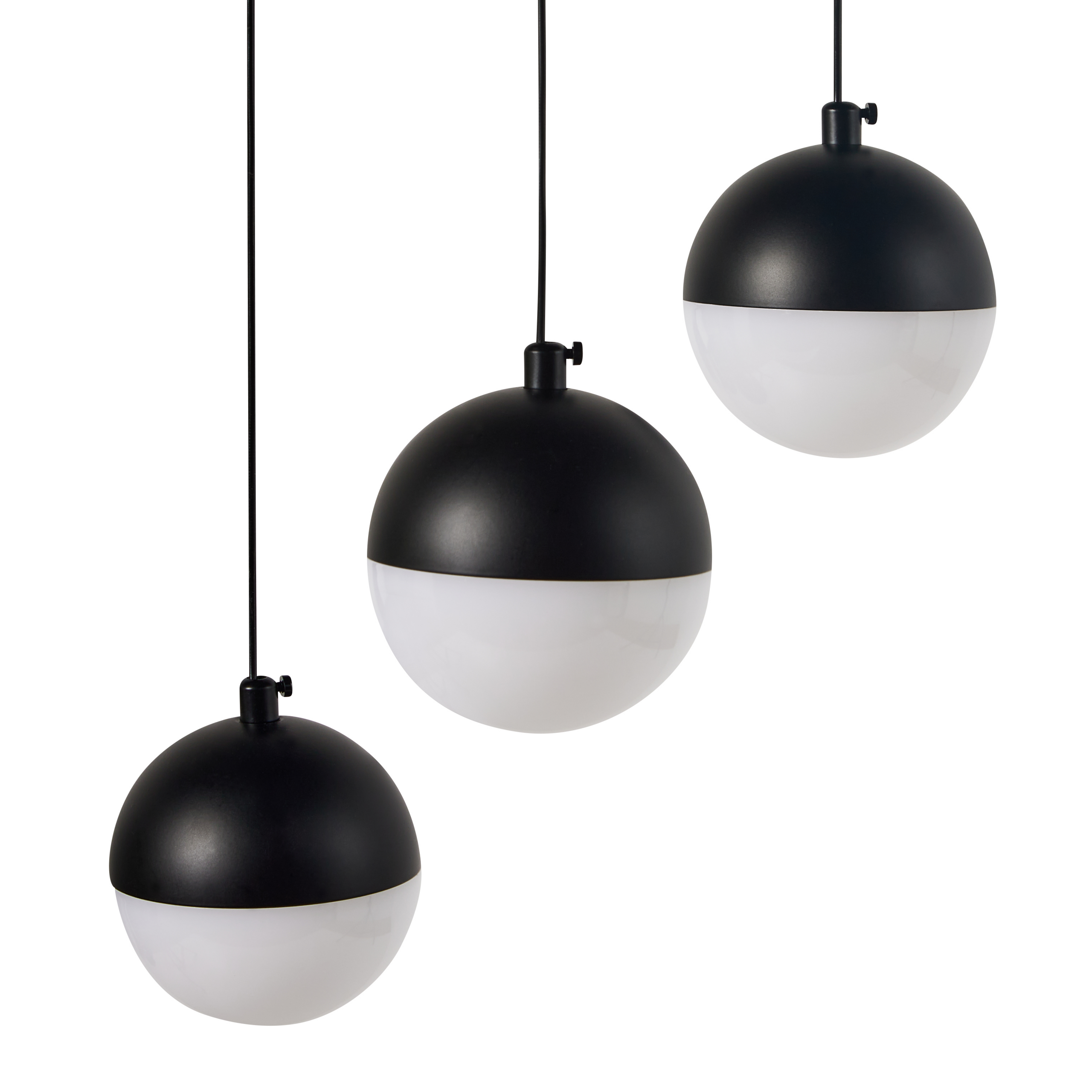 LED-pendel lampe ANKOBRA Metal Sort
