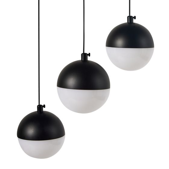 LED-pendel lampe ANKOBRA Metal Sort