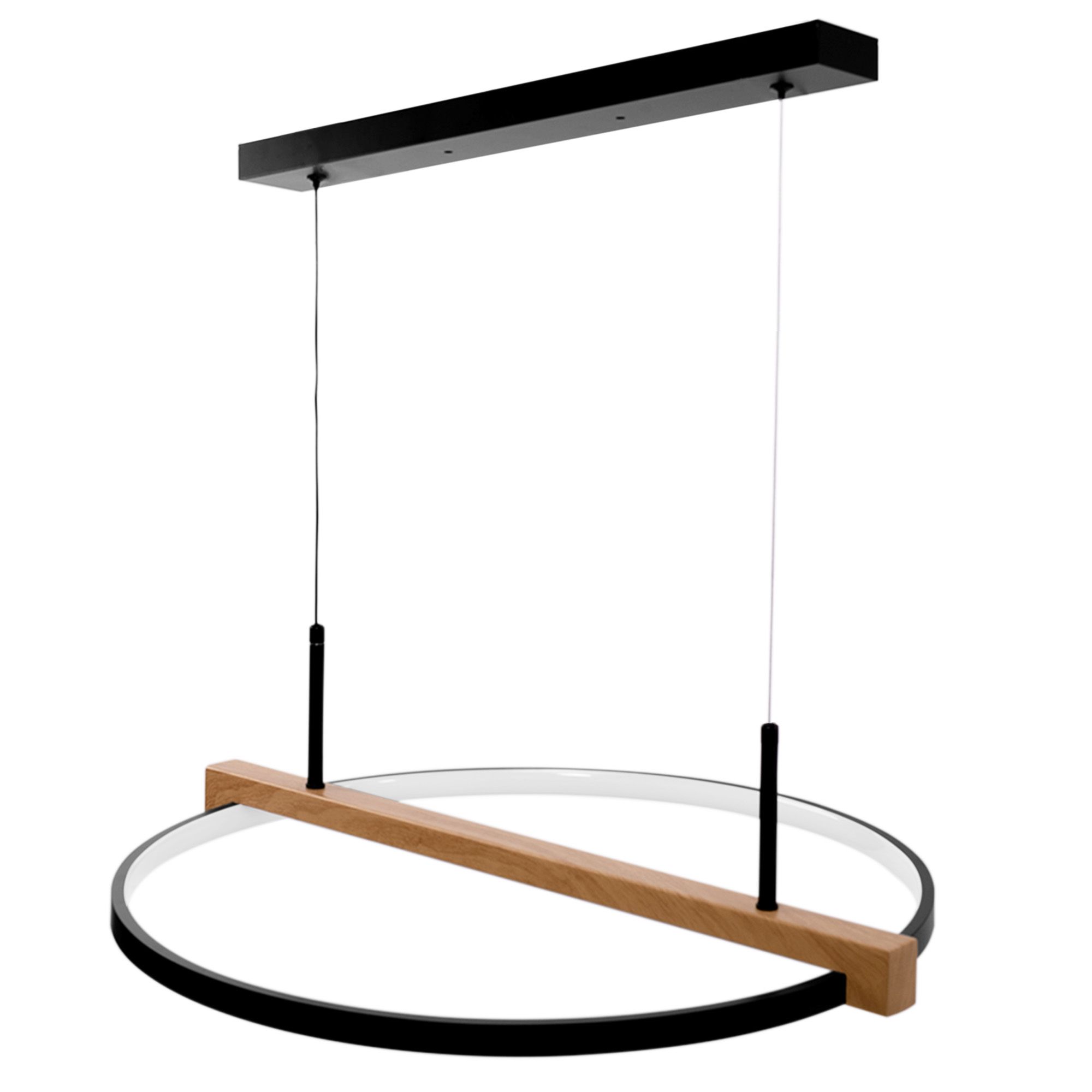 TOOLIGHT hængende loftlampe LED APP1530-CP Sort 54x60x45cm
