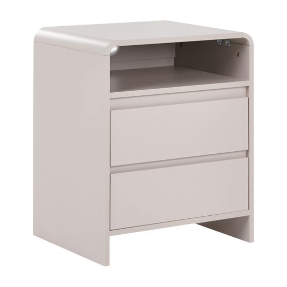 Natbord med 2 skuffer DORRIGO Lys Beige