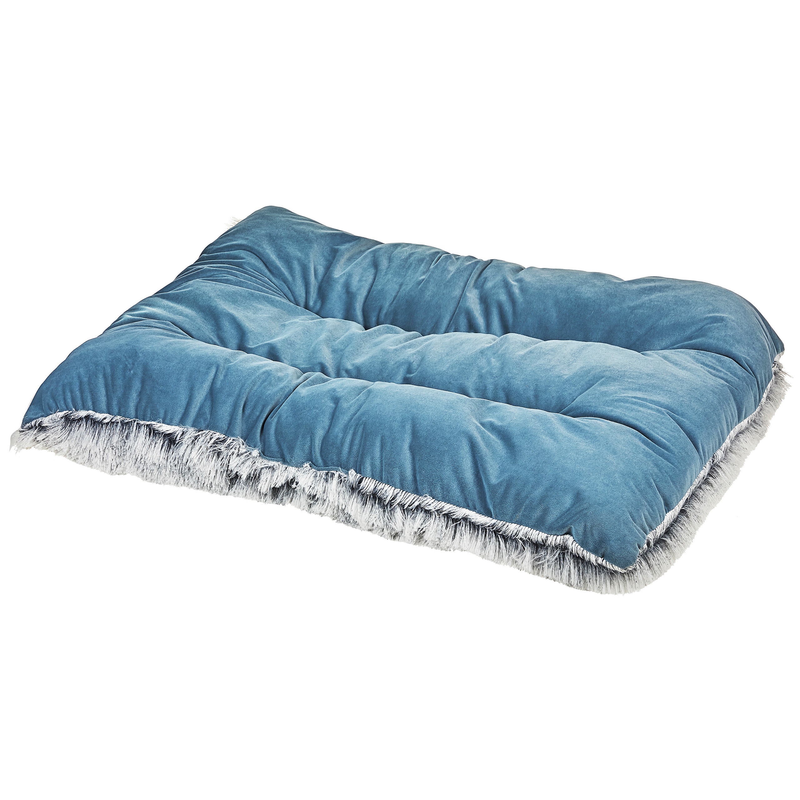 Hundepude ERGANI Velour Blå