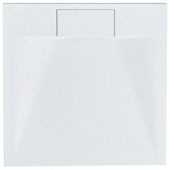Brusekar AZZURRO 80 x 80 x 3 cm Hvid