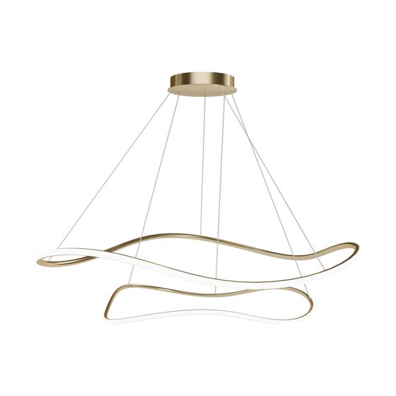 TOOLIGHT hængende loftlampe LHJ017-CP2 Gold Guld 60x60x30cm