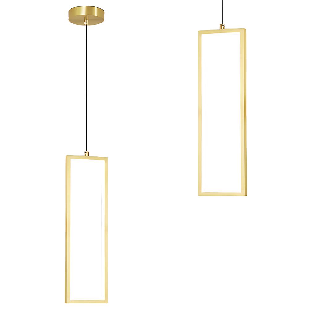 Toolight Pendellampe LHJ084-1CP LED Guld 12x12x20cm