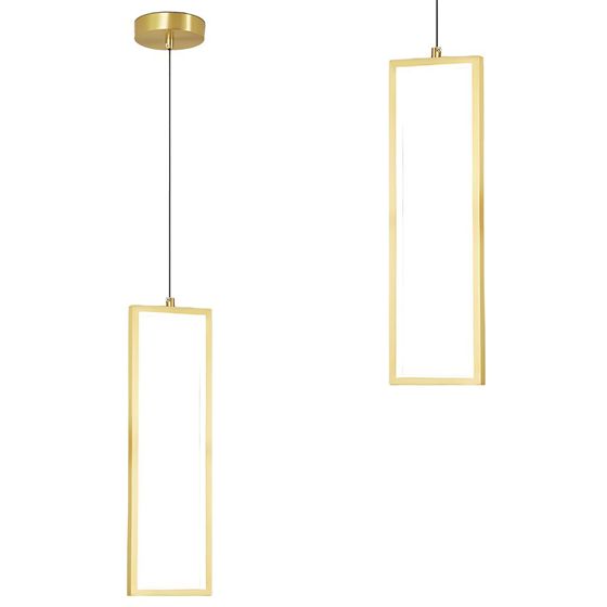 Toolight Pendellampe LHJ084-1CP LED Guld 12x12x20cm
