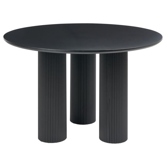 Spisebord TULEMALU Sort 120 cm 120 cm