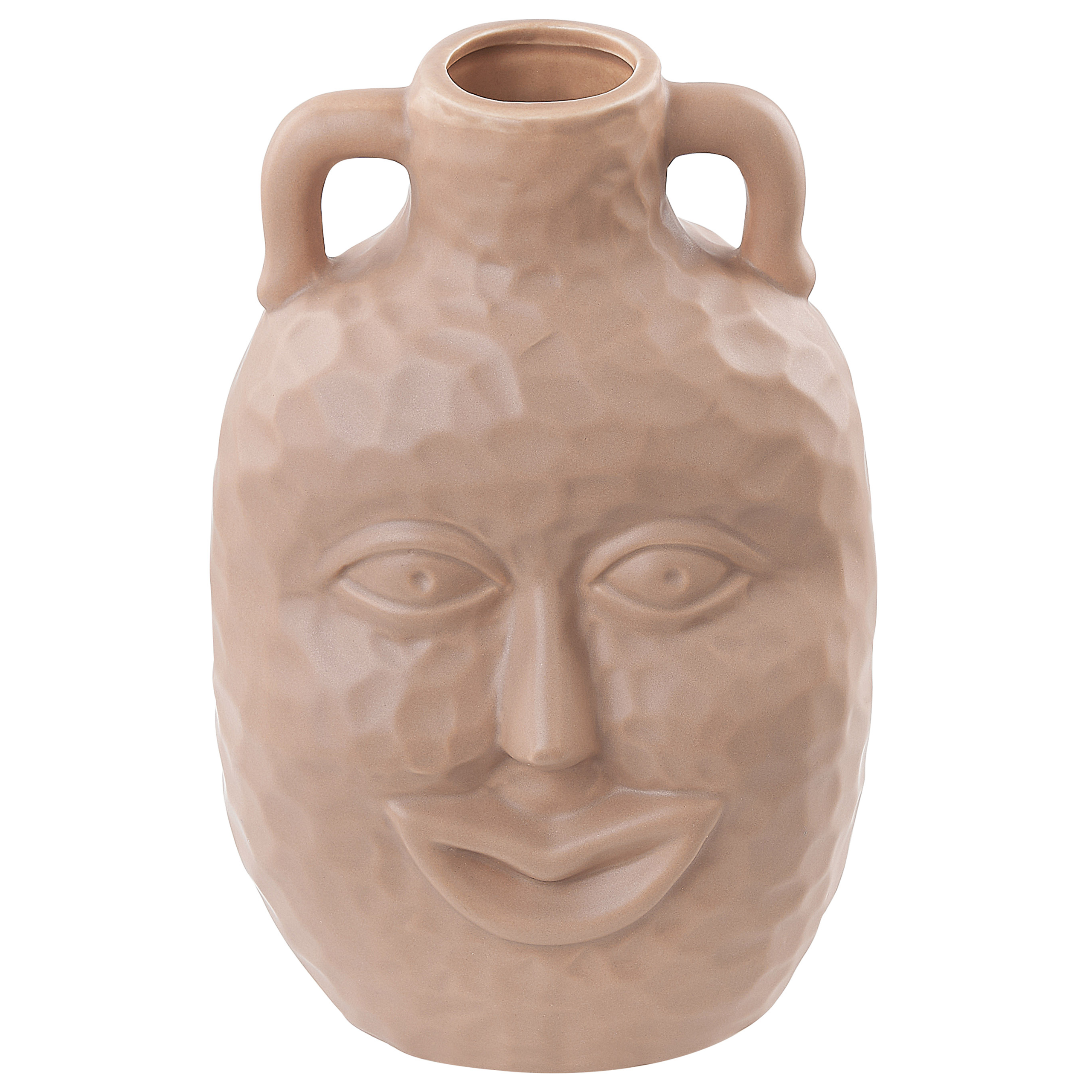 Blomstervase VERIA 26 cm Keramik Beige