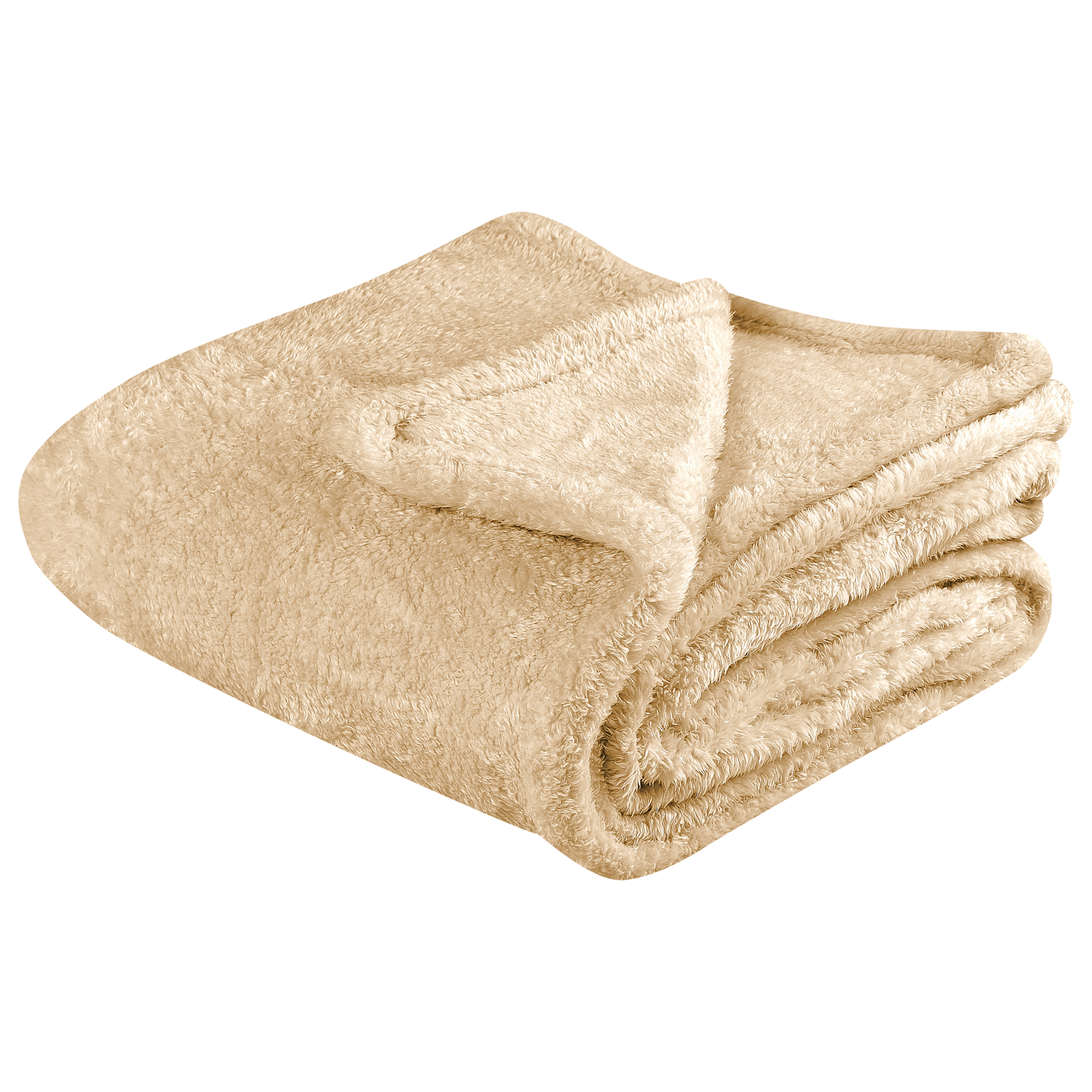 Plaid NAMDU 125 x 150 cm Beige