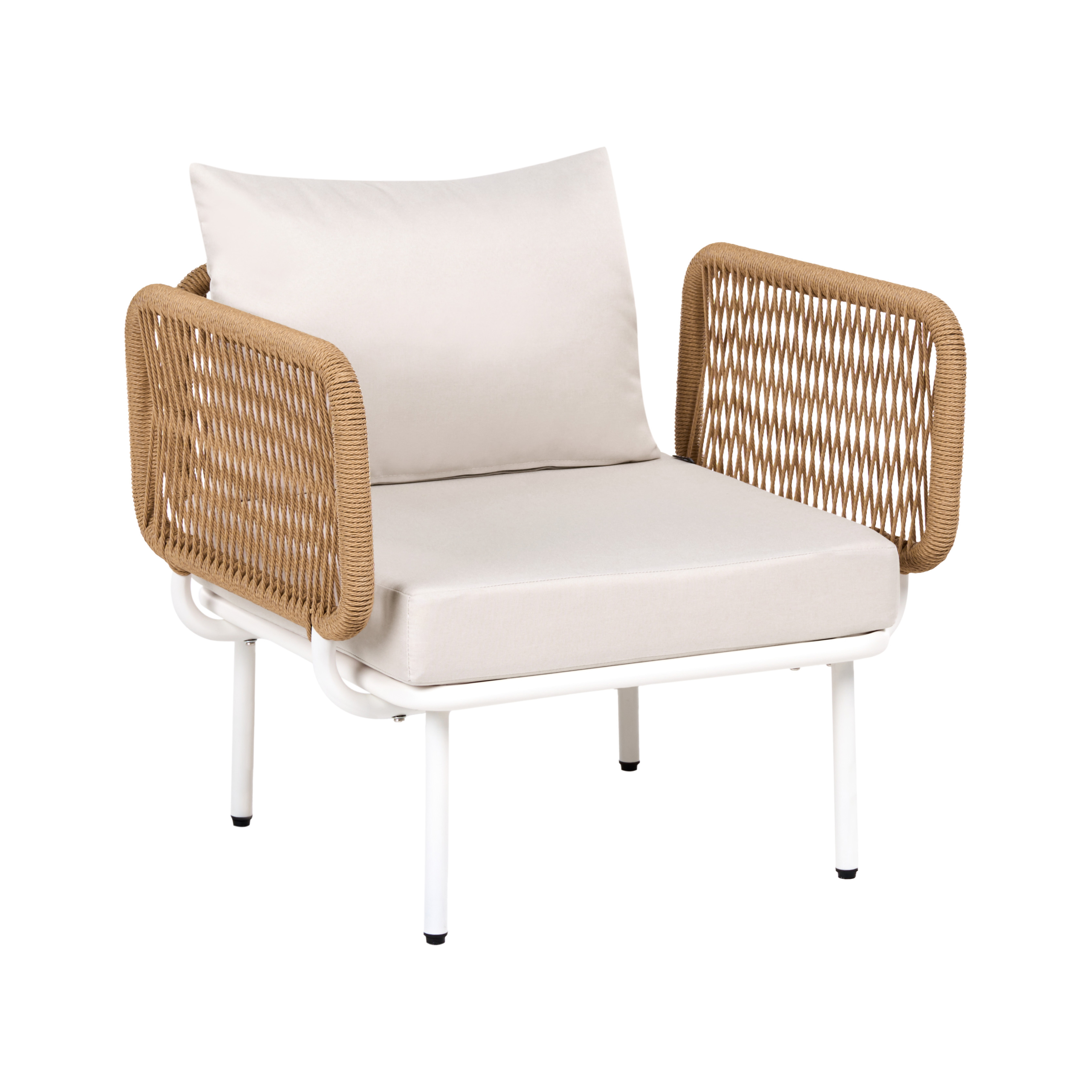 Havelænestol BAUCINA Lys Beige