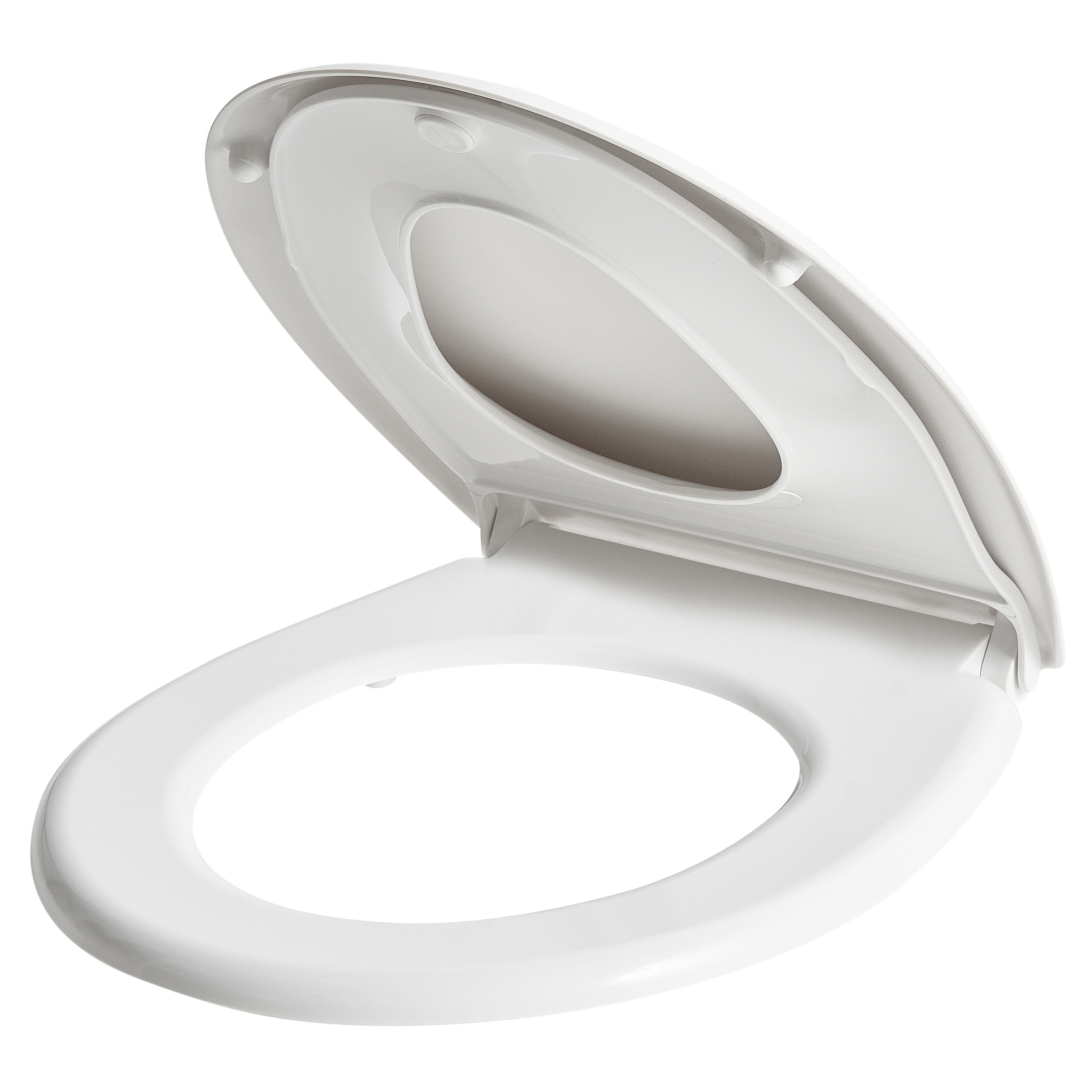 Toiletbræt FAGNANO Soft close 2 i 1 Duroplast Hvid
