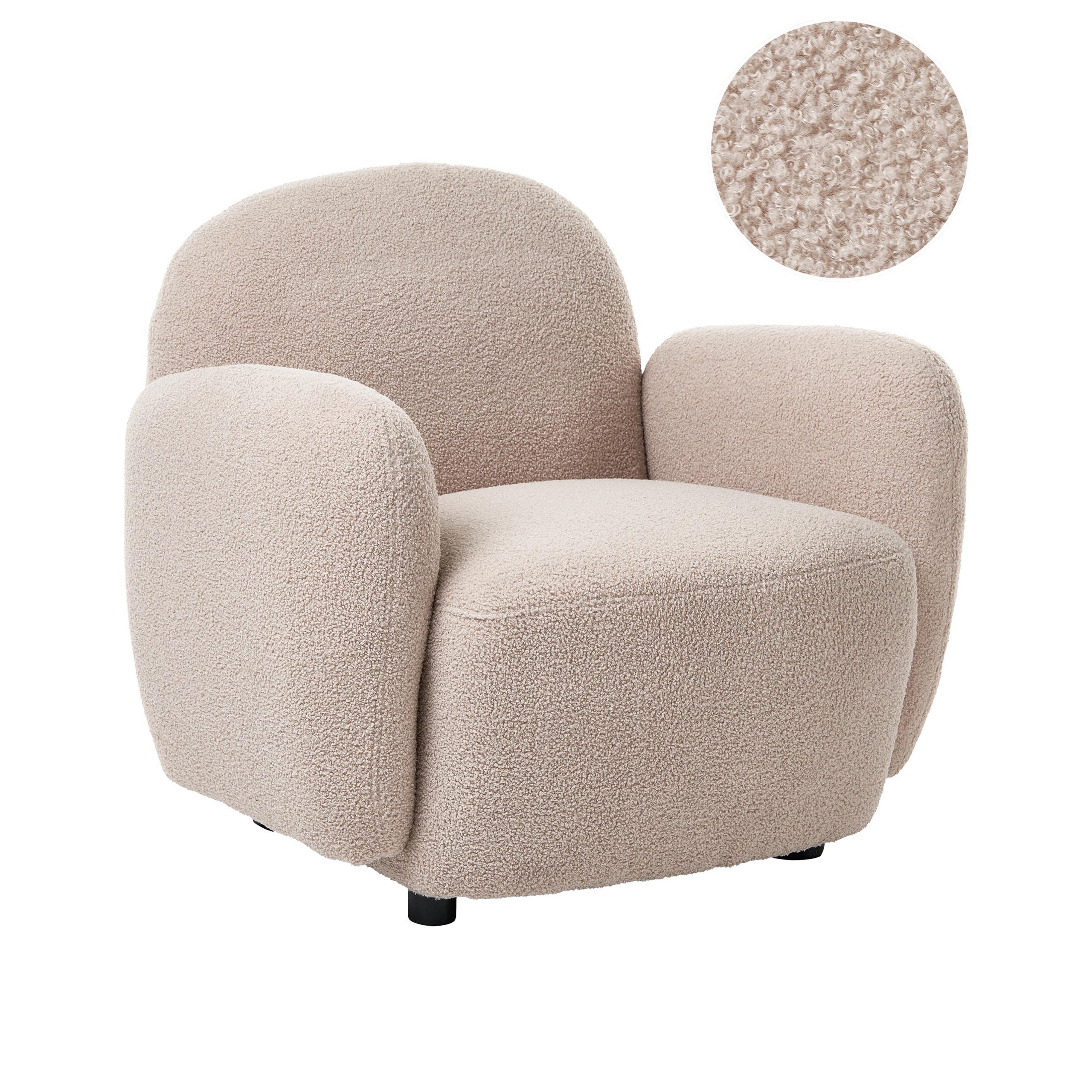 Lænestol JULE Boucle Beige