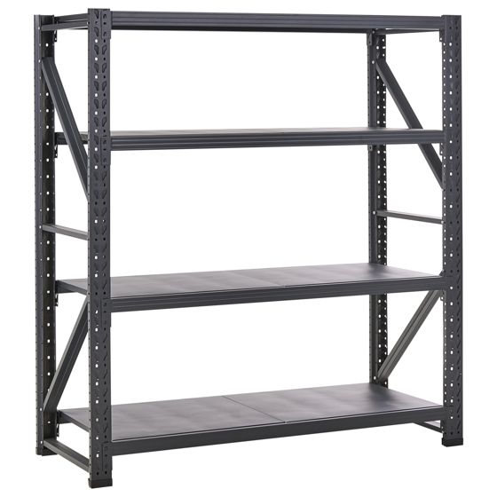 Hylder til garagen FIUGGI 200 cm 200 cm Metal Sort