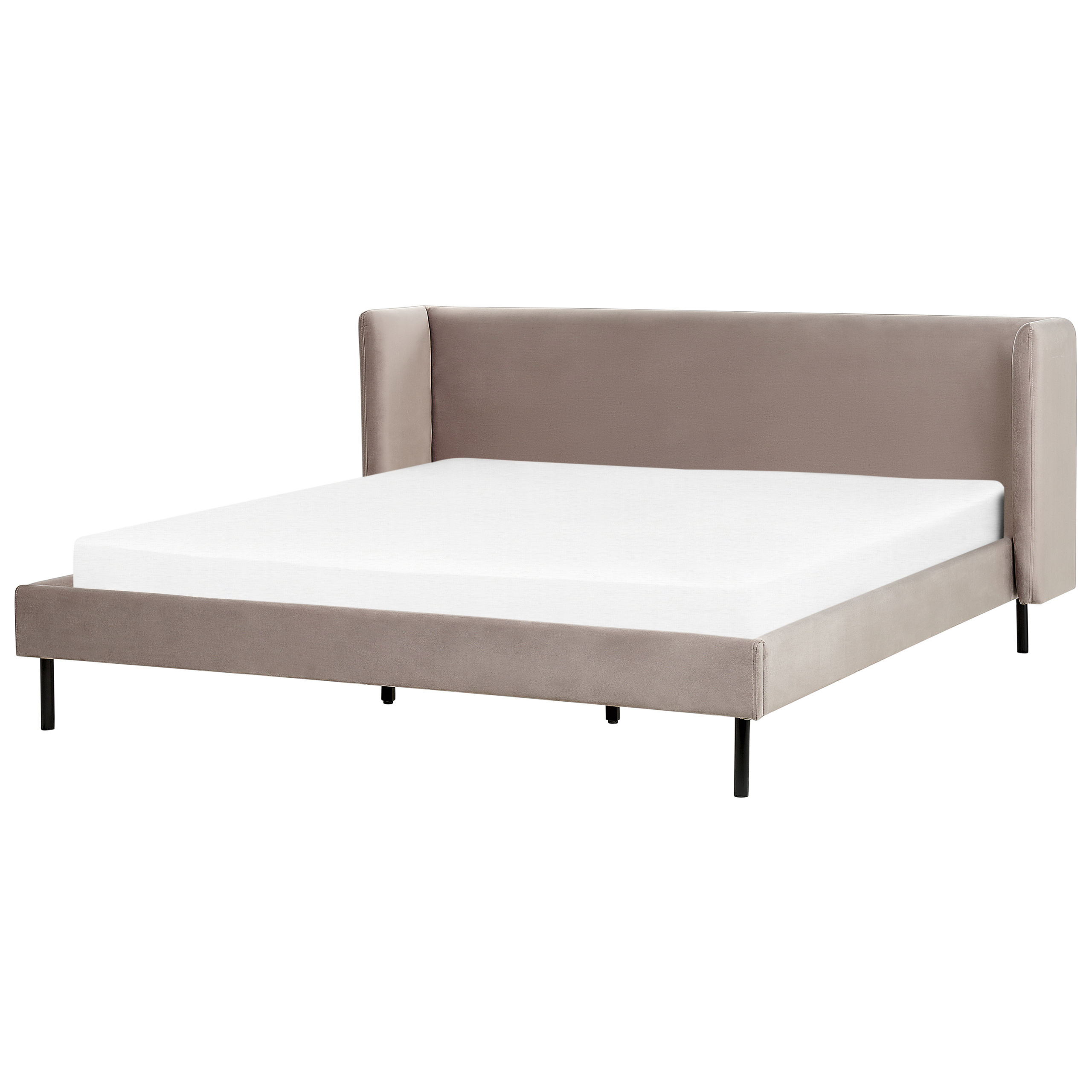 Seng Velour ARETTE 180 x 200 cm Brungrå