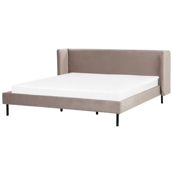Seng Velour ARETTE 180 x 200 cm Brungrå