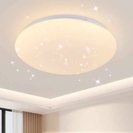 NETTLIFE LED - loftlampe, hvid, plastik