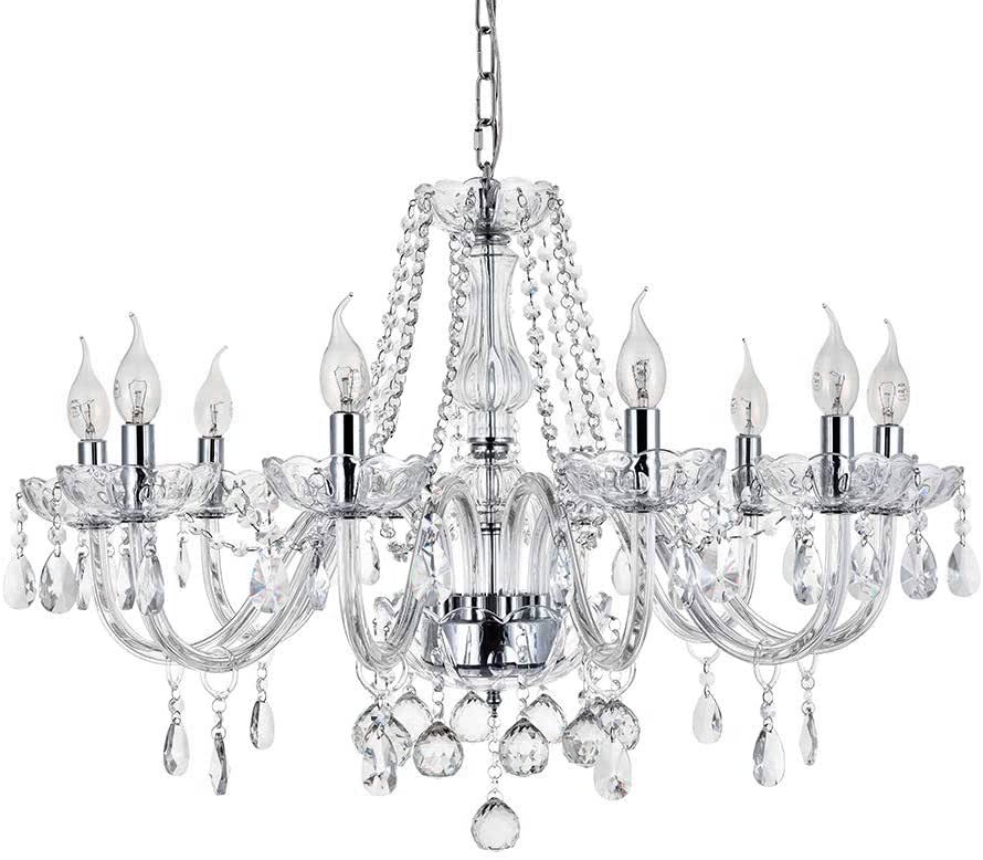 TOOLIGHT hængende loftlampe 300750 8 Gennemsigtig 68x68x131cm