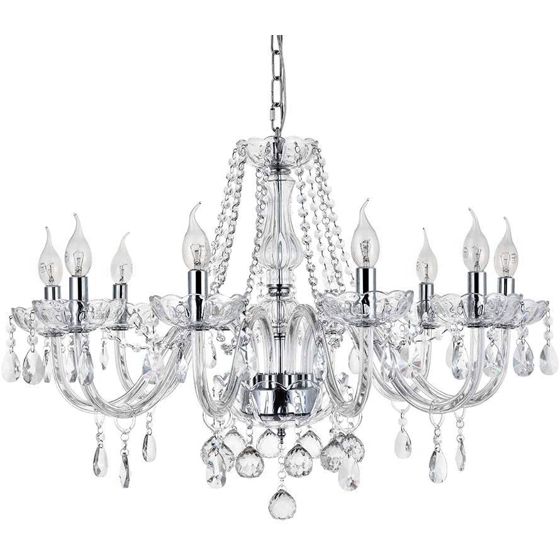 TOOLIGHT hængende loftlampe 300750 8 Gennemsigtig 68x68x131cm