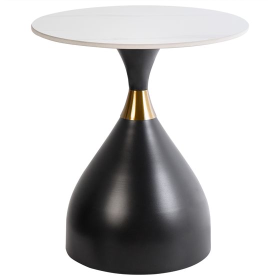 Bord ITUNA Keramik Sort/hvid