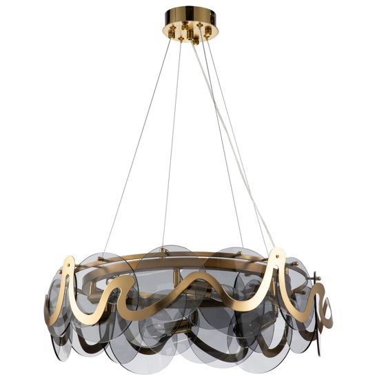 TOOLIGHT hængende loftlampe APP1545-8CP Grå 58x58x4cm