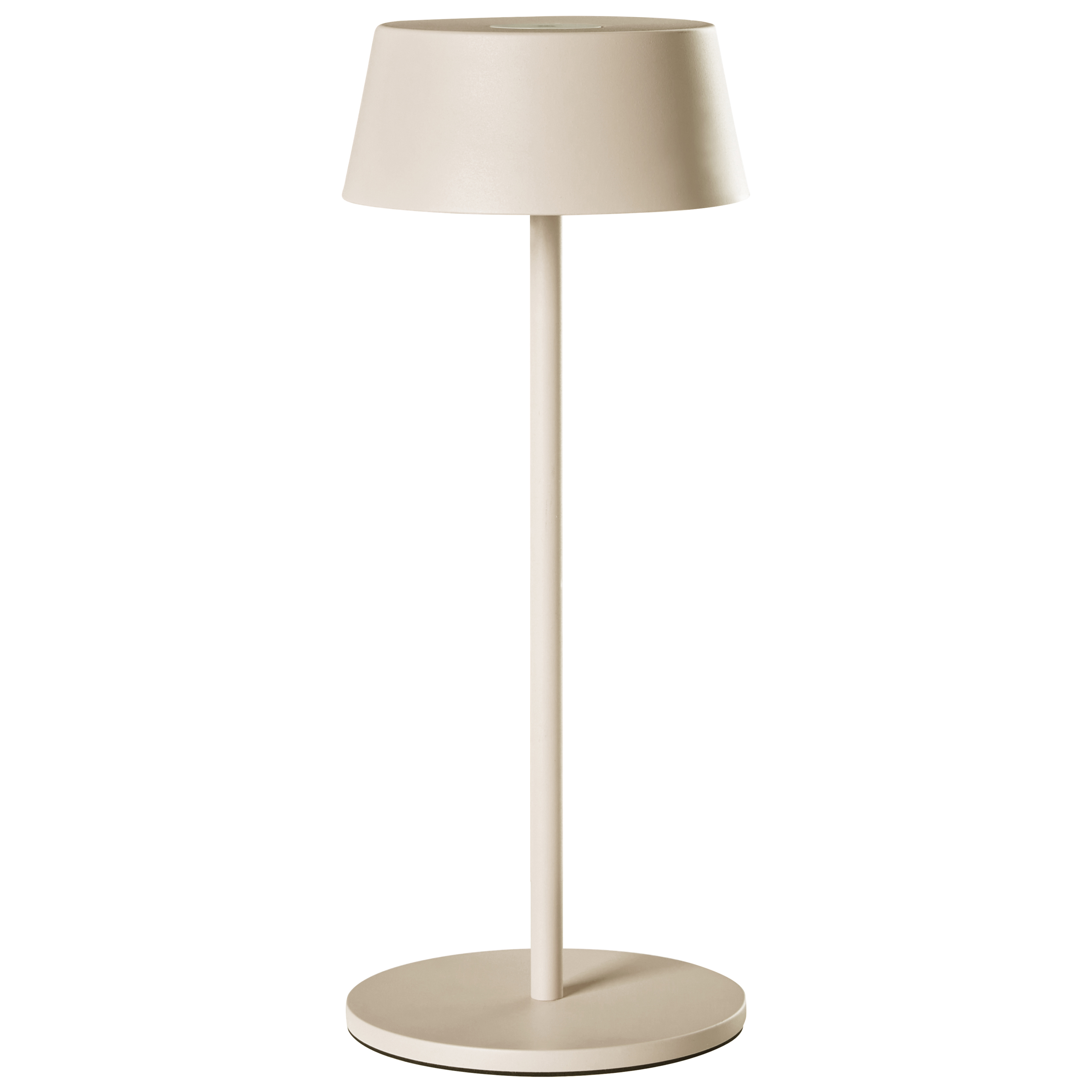 Trådløs LED-bordlampe GUDER Med dæmpning Metal Beige