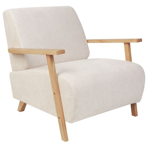 Lænestol LESJA Lys Beige