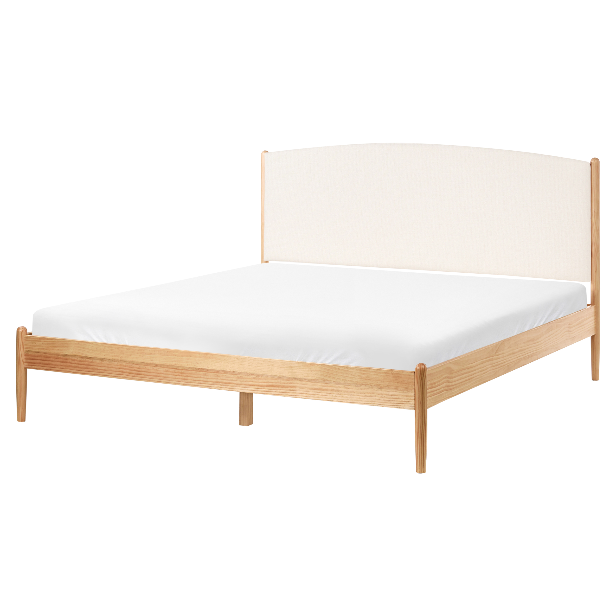 Seng Fyretræ CLAIRAC 160 x 200 cm Lysebrun