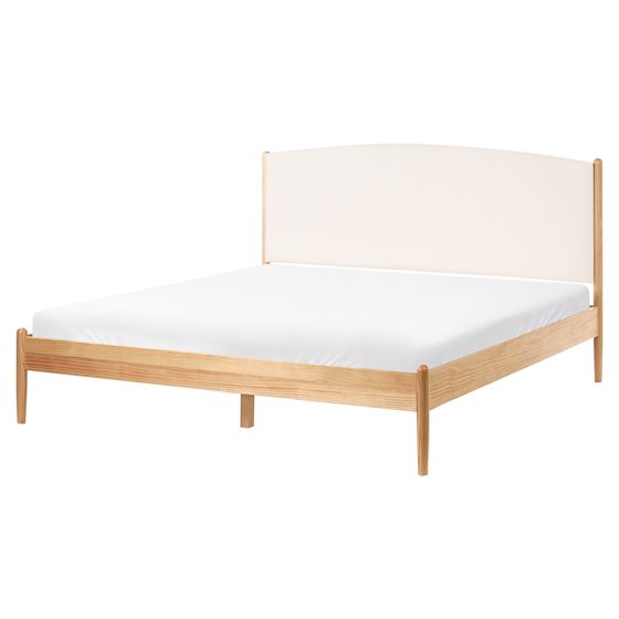 Seng Fyretræ CLAIRAC 160 x 200 cm Lysebrun