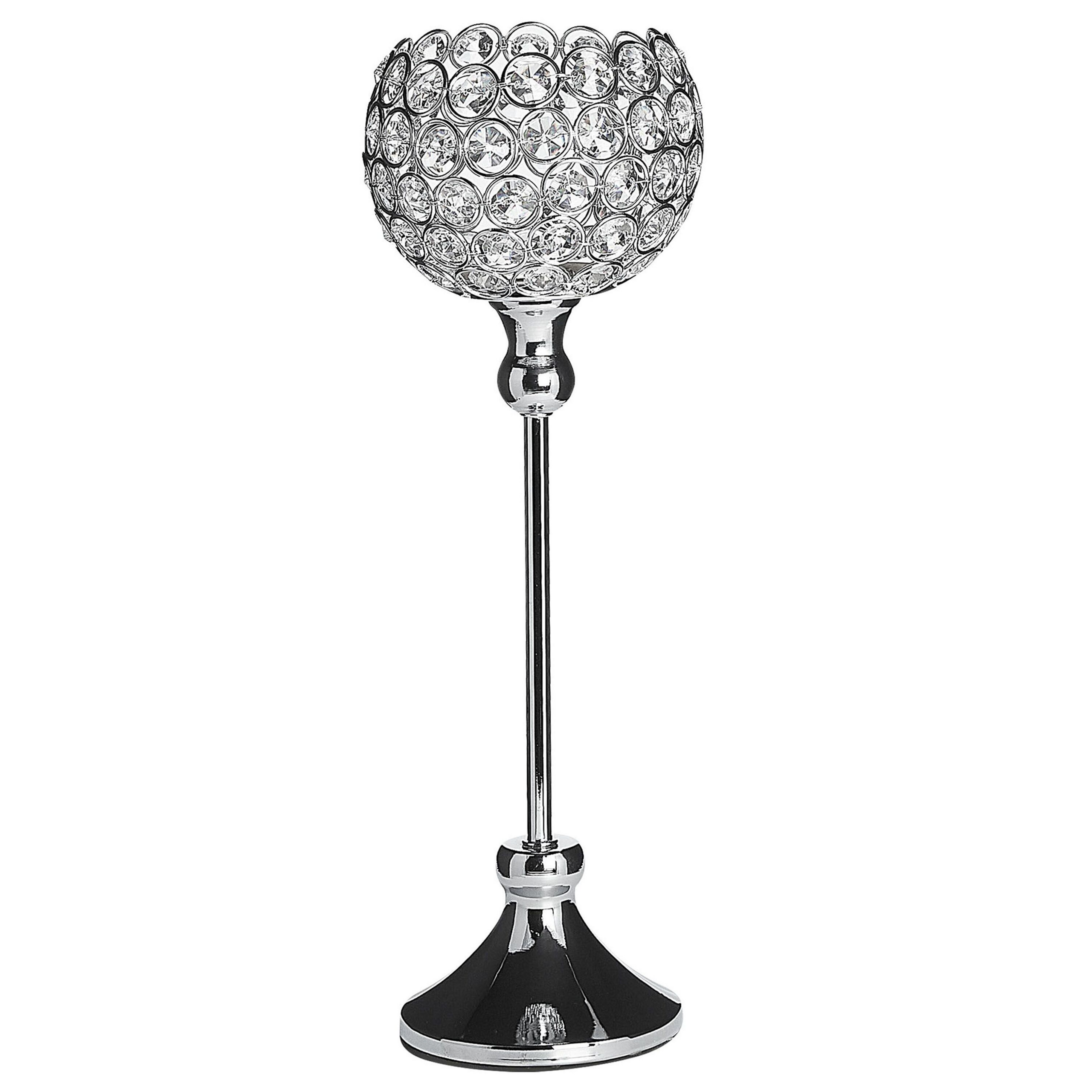 Lysestage ESTERNAY 27 cm Metal Sølv