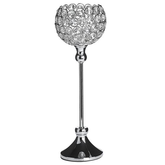 Lysestage ESTERNAY 27 cm Metal Sølv