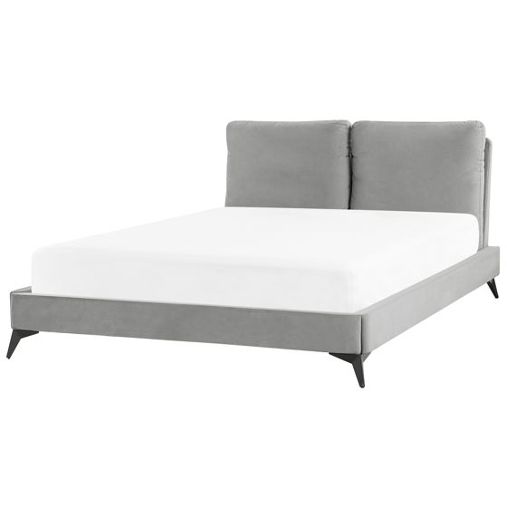 Seng Velour MELLE 140 x 200 cm Grå