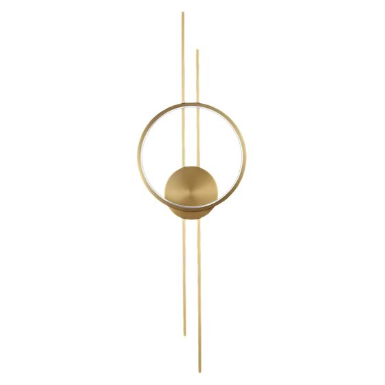 TOOLIGHT væglampe APP1781-W LED Børstet guld 80x24x6cm