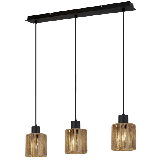 TOOLIGHT hængende loftlampe APP1821-3CP Sort 160x140x160cm