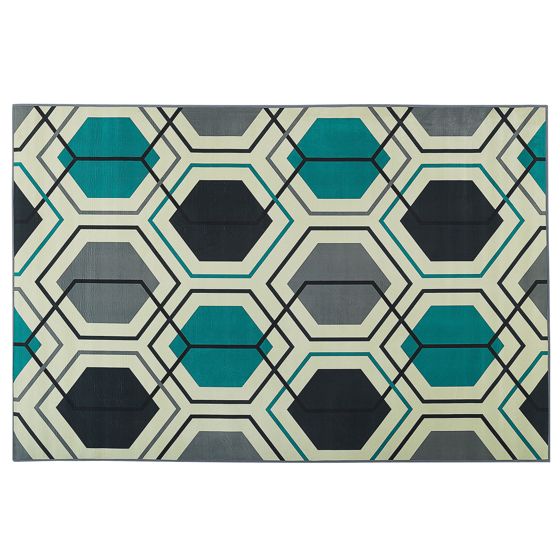 Gulvtæppe GIRESUN Multifarvet 140 x 200 cm