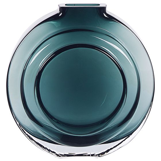 Blomstervase KAPELI 15 cm Glas Turkis