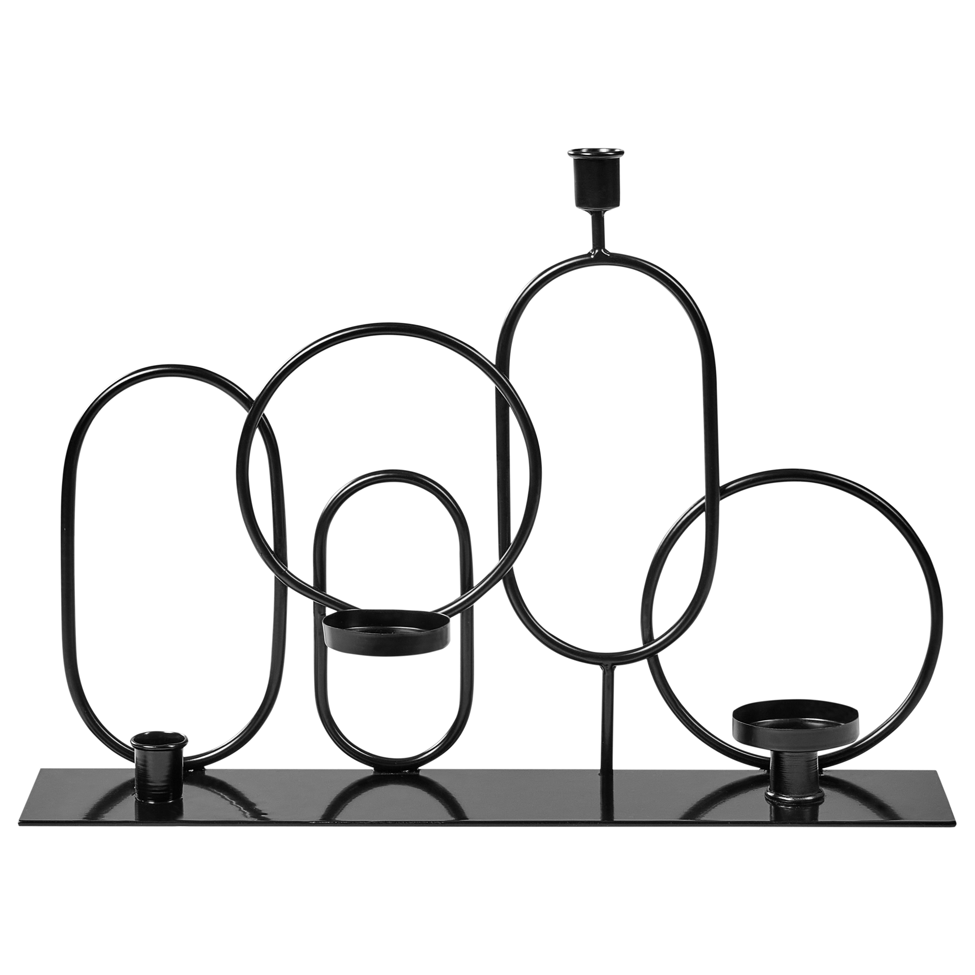 Lysestage COBH 30 cm Metal Sort