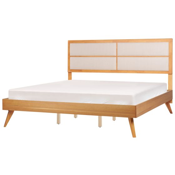 Seng POISSY 180 x 200 cm Naturlig ask
