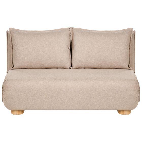 Sovesofa 2 personers ABISKO Kunstlinned Beige