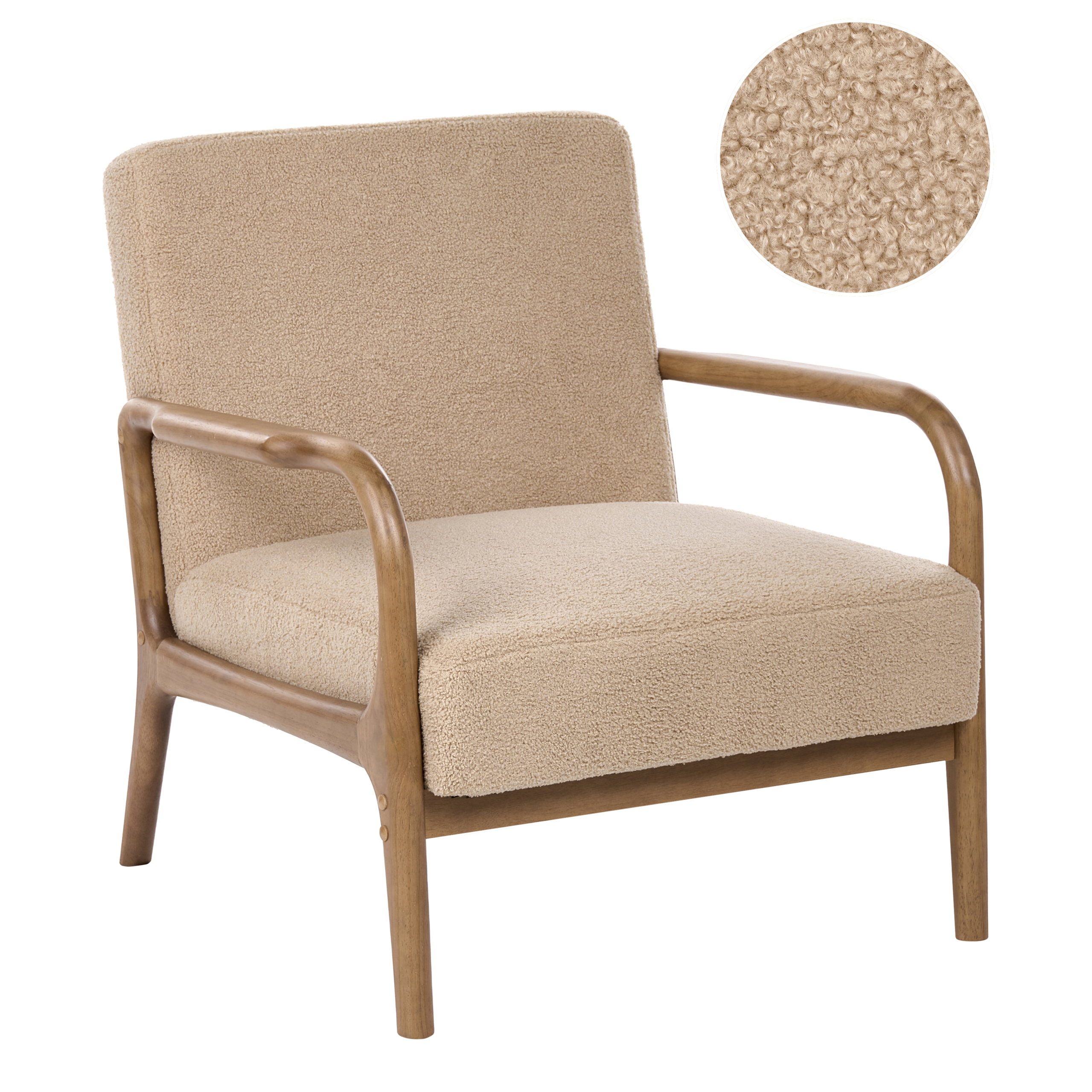 Lænestol SENNELS Boucle Beige